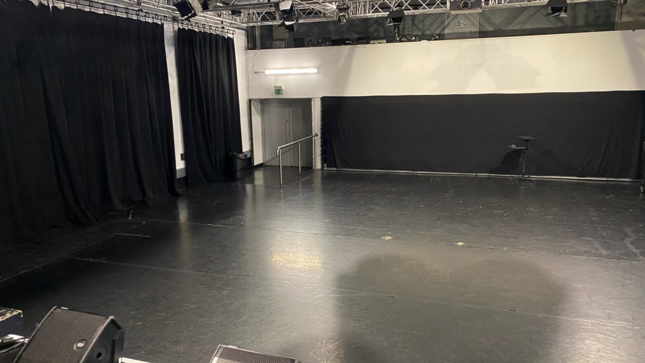 The Studio without seating.
